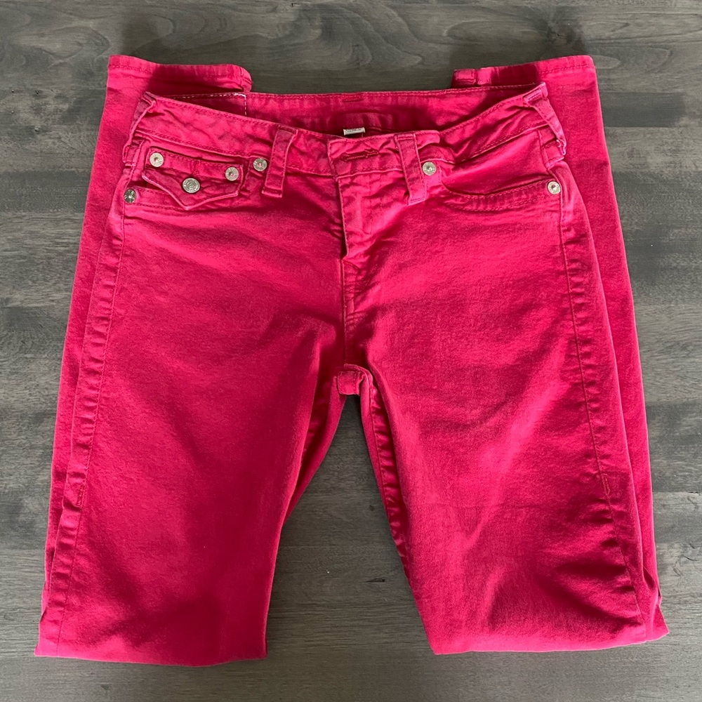 COPY - True Religion Section Legging Red SZ 28